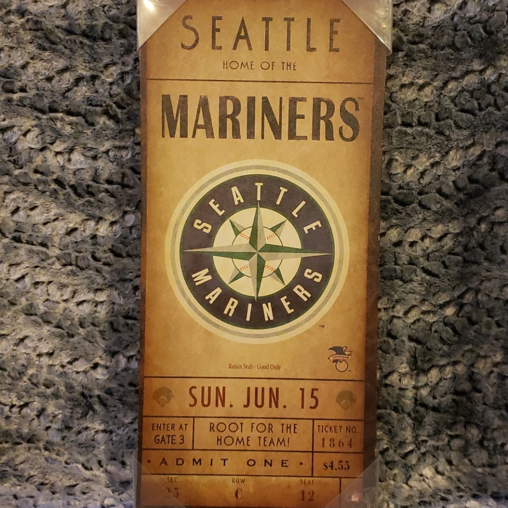 Seattle Mariners wall decoration